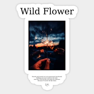 Wild Flower 4 Sticker